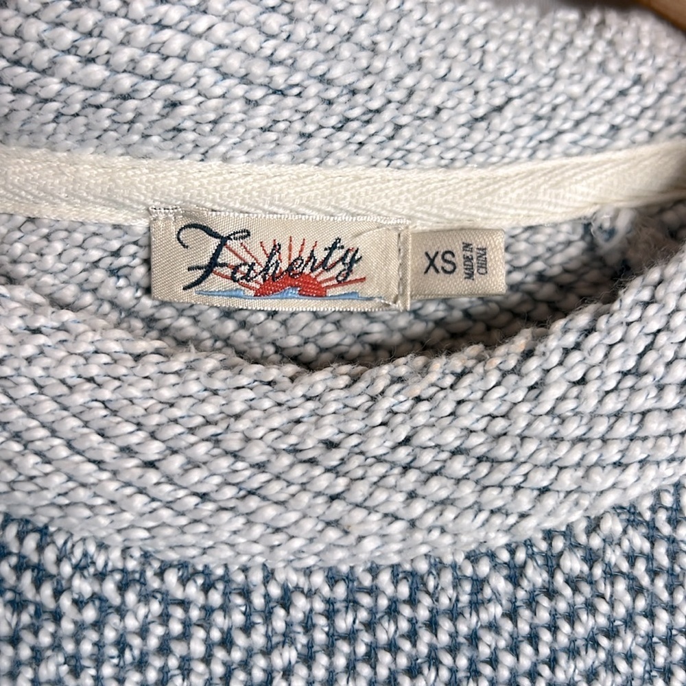 Faherty Whitewater Crew Neck Sweater size XS - Picture 3 of 6